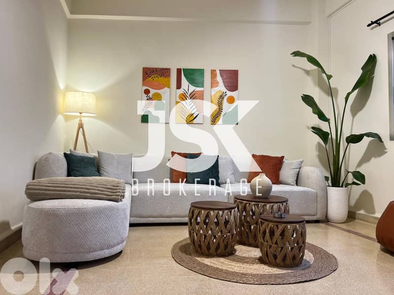 L20527- Modern & Furnished 2-Bedroom Apartment For Rent in Mar Mikhael 0