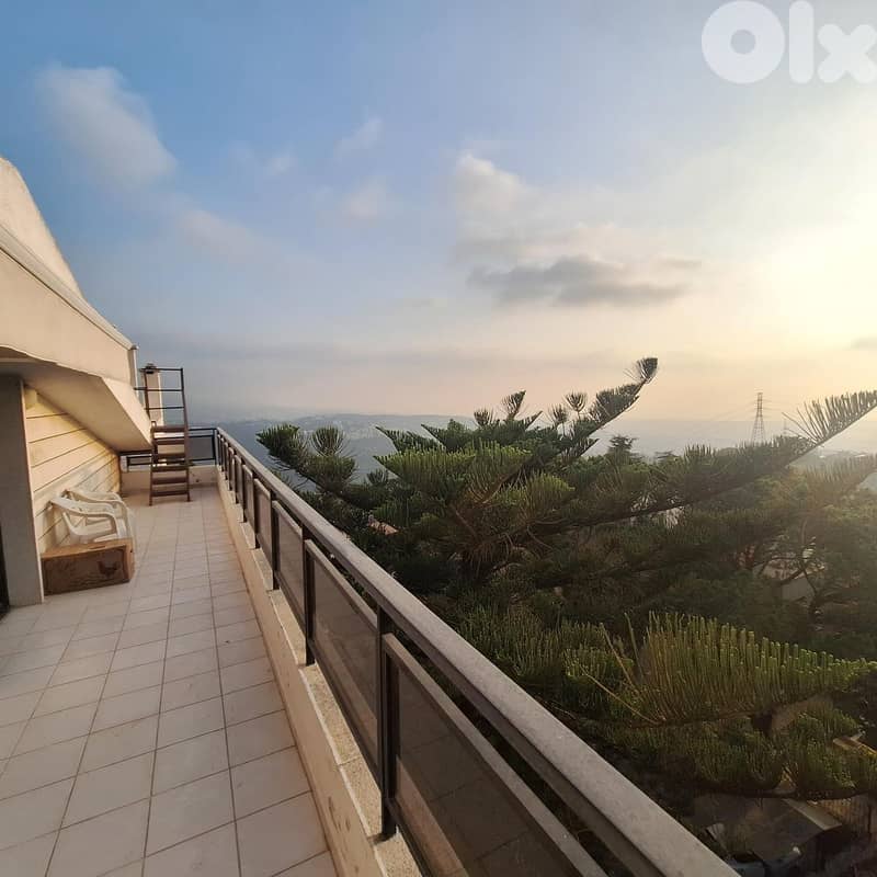 FULLY FURNISHED OPEN VIEW ROOFTOP FOR RENT IN AIN SAADE , (ASR-135) R. 0