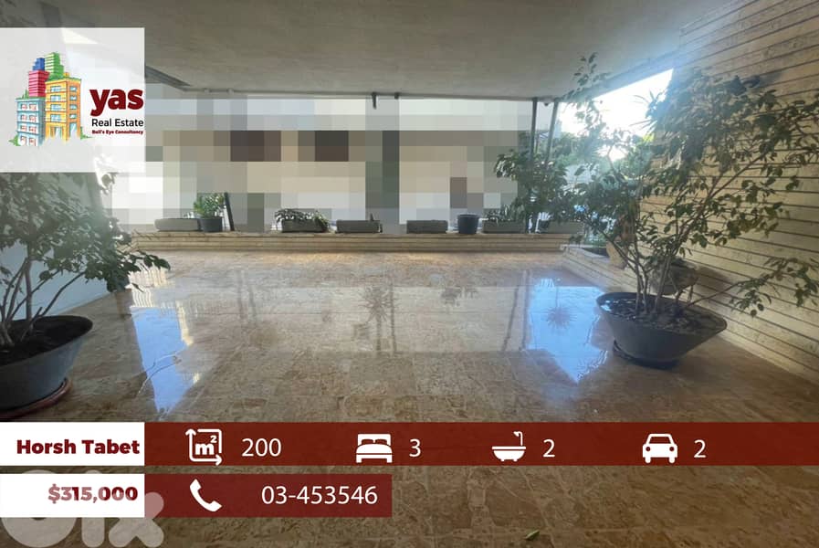 Horsh Tabet 200m2 | Well Maintained | Calm Street | Catch | OH 0