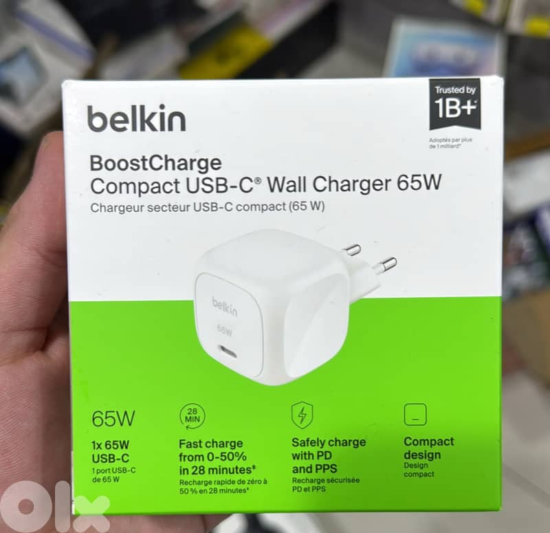 Belkin Boostcharge Compact Usb-c Wall charger 65w 2pin 0