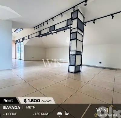 130 SQM Office for Rent in Bayada – Prime Business Location!