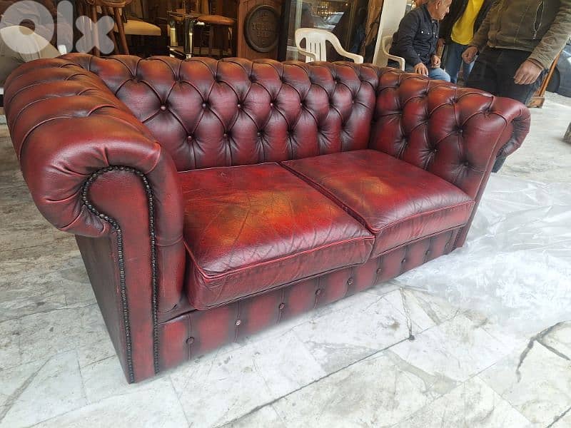 chesterfield original genuine leather England 0