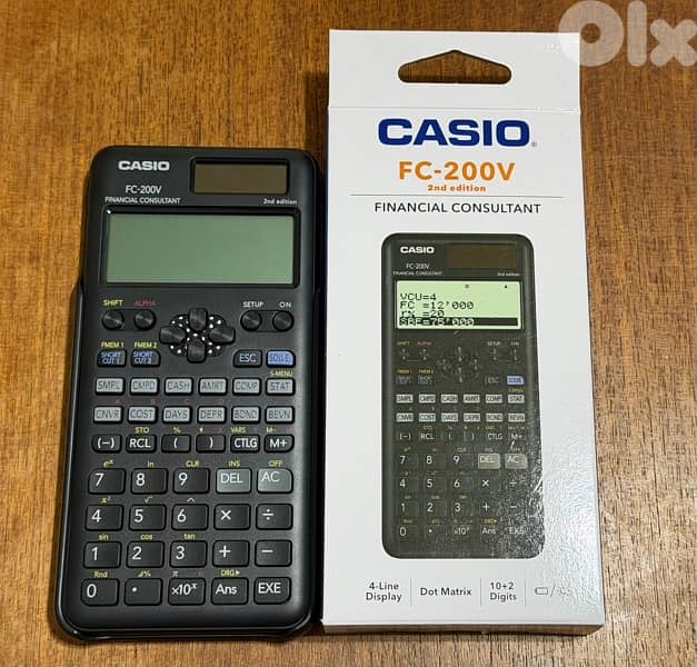 calculator Casio FC-200V 2nd edition 0