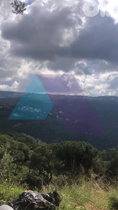 580m2 Prime land mountain view 4sale in Broumana - أرض للبيع في برمانا