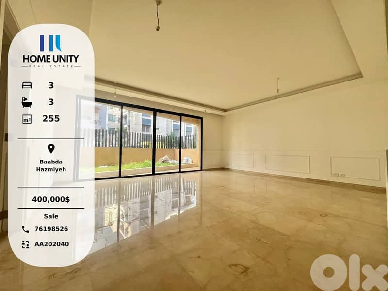 apartment with terrace for sale in Mar Takla, Baabda 0