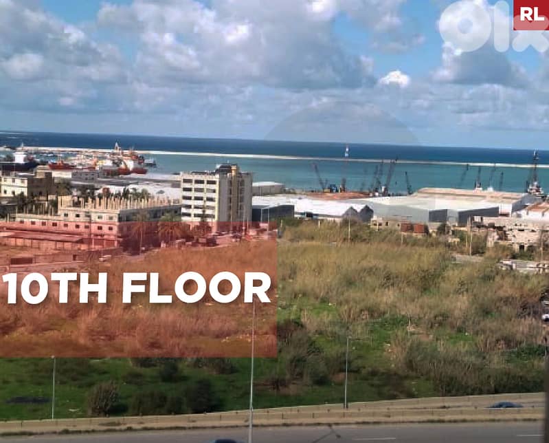 sea view, parking, elevator, 2 balonies, Tripoli/طرابلس  REF#RL133315 0