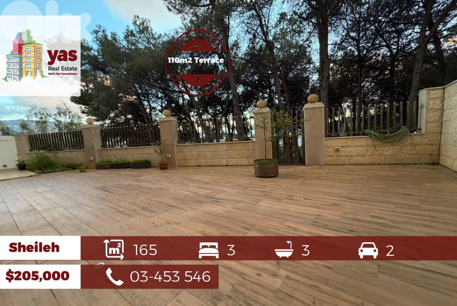 Sheileh 165m2 | Super Luxurious | 110m2 Terrace | High-End | EL | 0