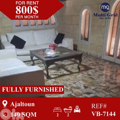 VB-7144 / Apartment for Rent in Ajaltoun, شقة للايجار في عجلتون