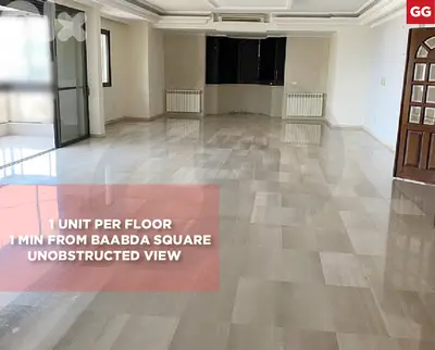 Unobstructed view ,prime location , Baabda Town /بعبدا REF#GG133319