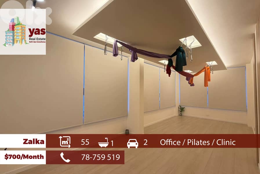 Zalka 55m2 | Office/Clinic | Furnished | Rent | Active Street | MJ 0