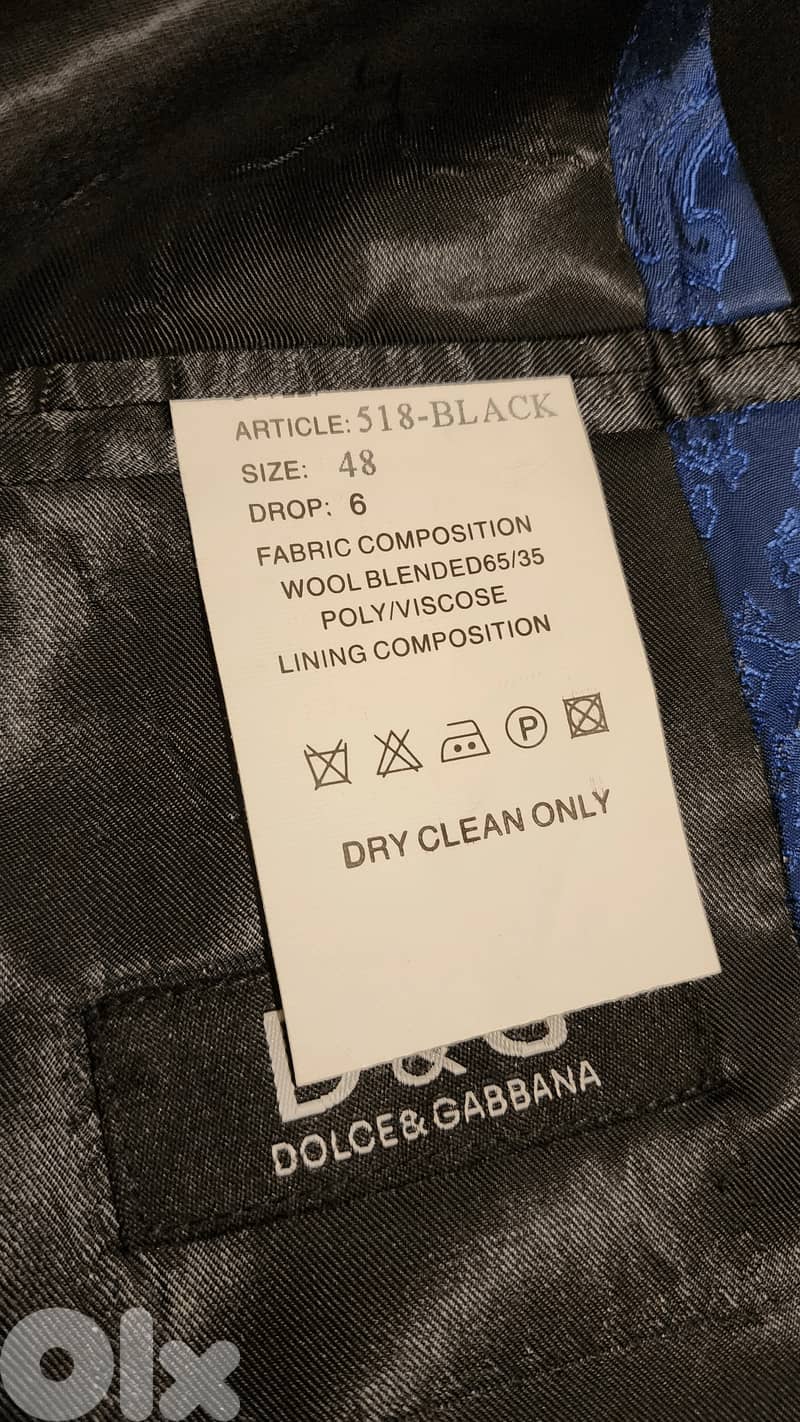 Dolce & Gabbana suit بدلة رجالي 2