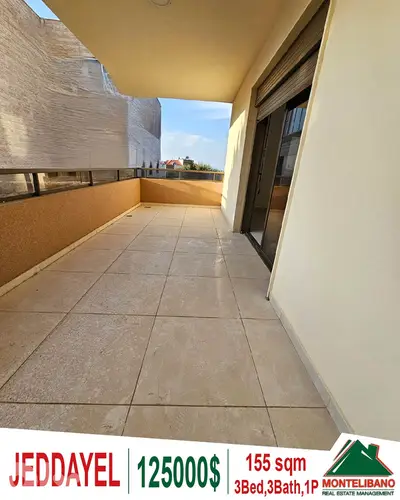 155 sqm Apartment For Sale in Jeddayel جدَايل
