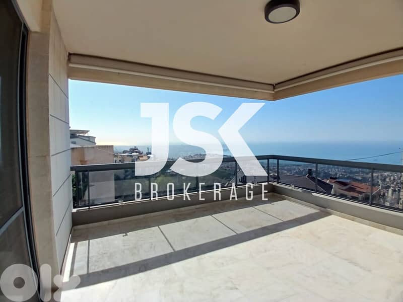 L20537 - Spacious Apartment With Amazing View For Sale in Biyada 0