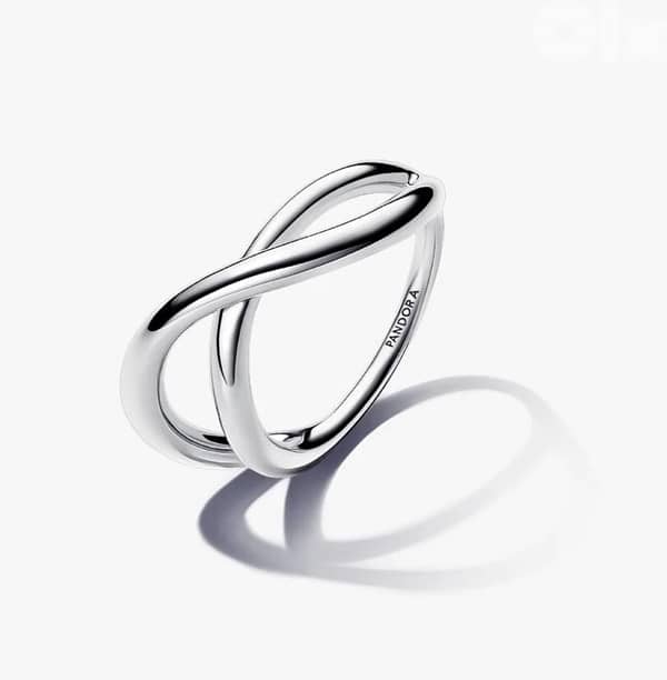 Pandora Organically Shaped Infinity Ring 0