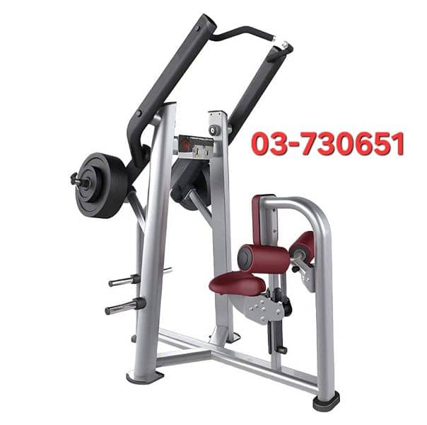 plate loaded pulldown machine 0