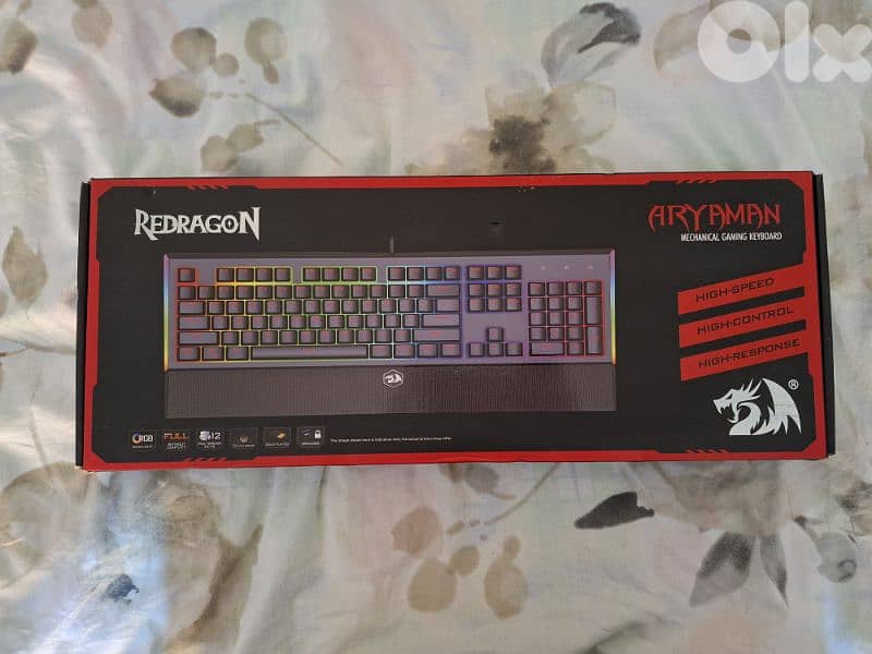 Redragon Aryaman Backlit Mechanical Keyboard 0