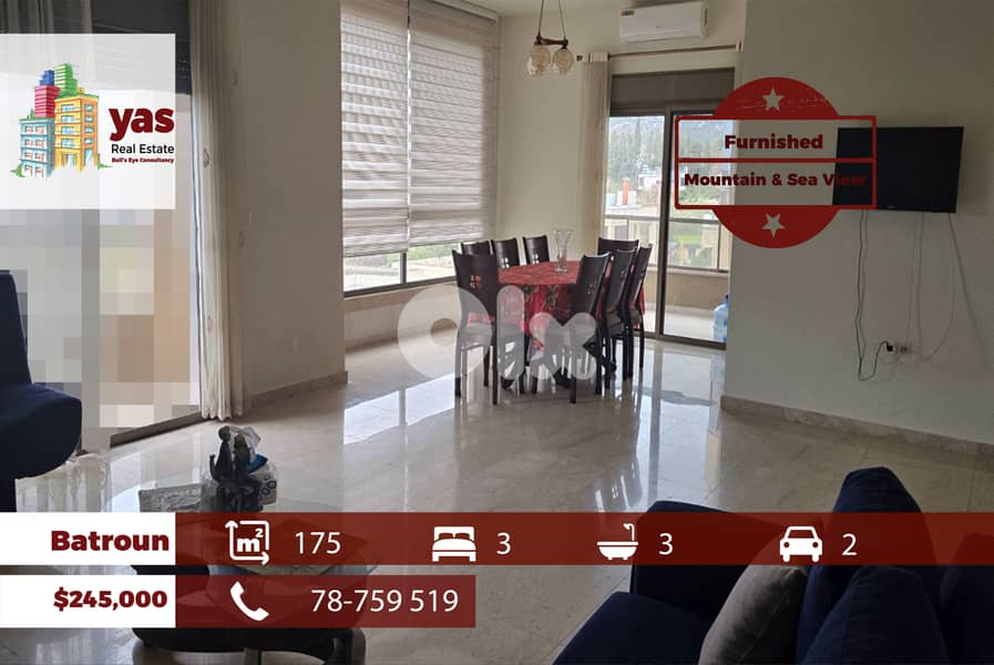 Batroun 175m2 | Furnished | Private Street | Quiet Street | RMK 0