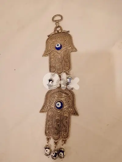 خرزة زرقاء كف فاطمة