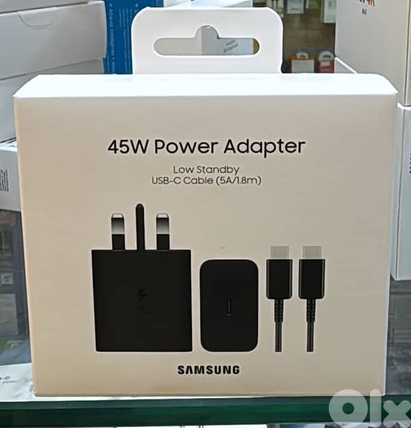 Samsung 45W pd power adapter 3pin with cable 0