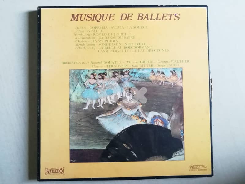 4 vinyls box set Musiques de ballets 0