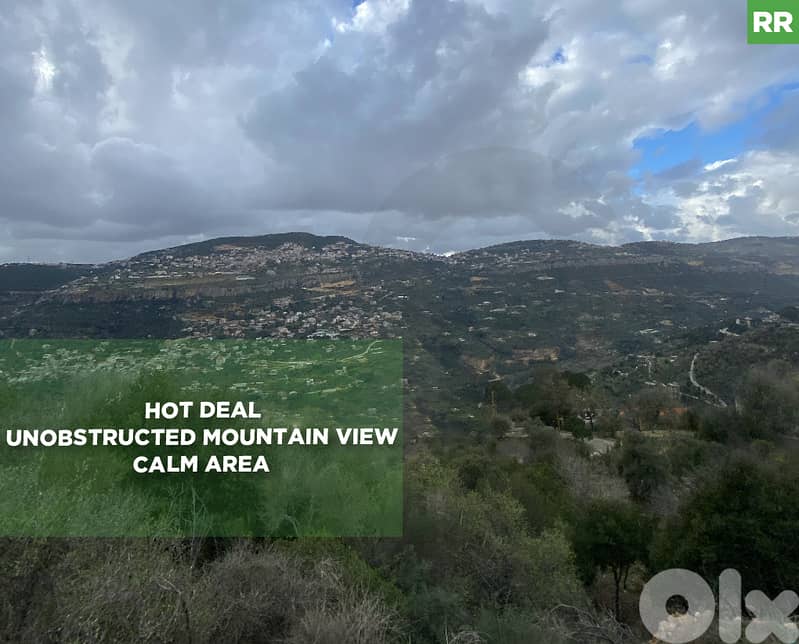 60$/ sqm, 20/40 zoning, Mountain View,aley,Chartoun/شرتون REF#RR133344 0