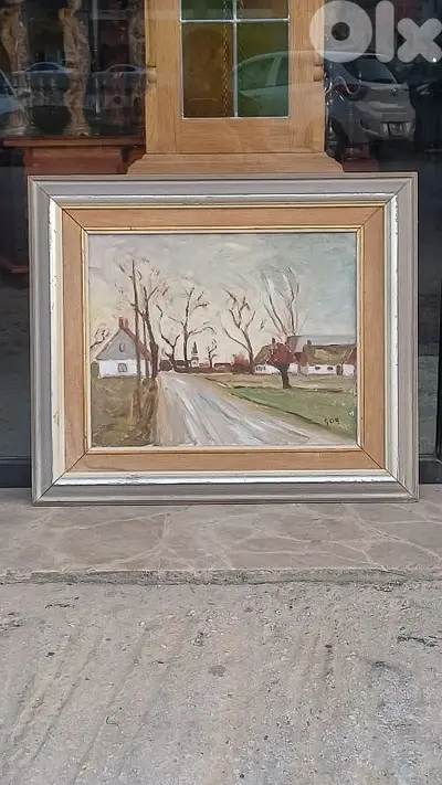 لوحة رسم زيتي اوروبية