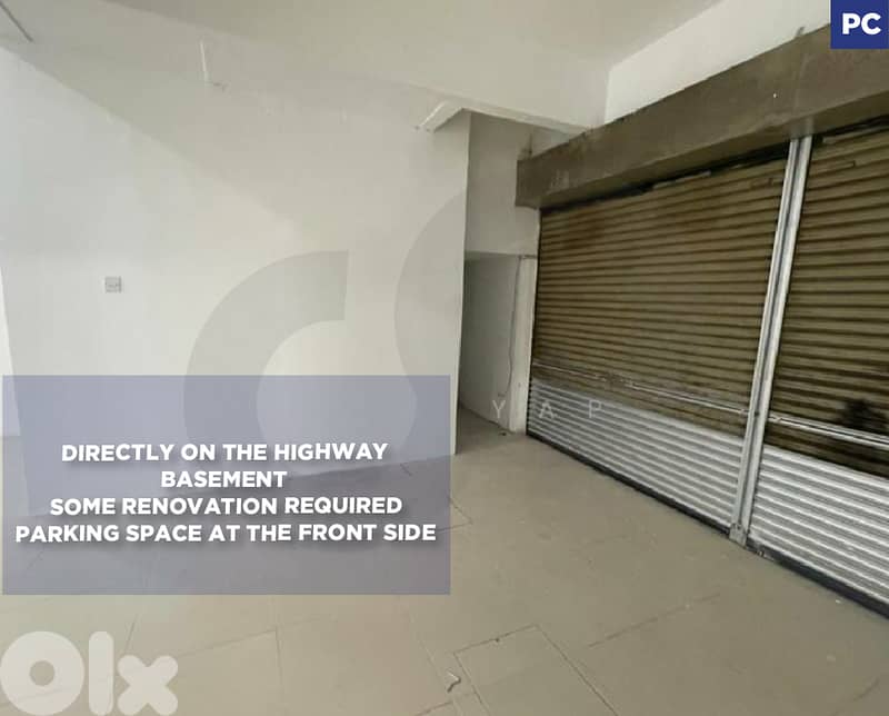 Directly on the highway ,commercial space,Zgharta/ زغرتا REF#PC133324 0