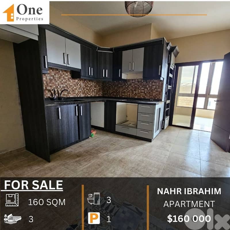 APARTMENT FOR SALE IN NAHR IBRAHIM 0
