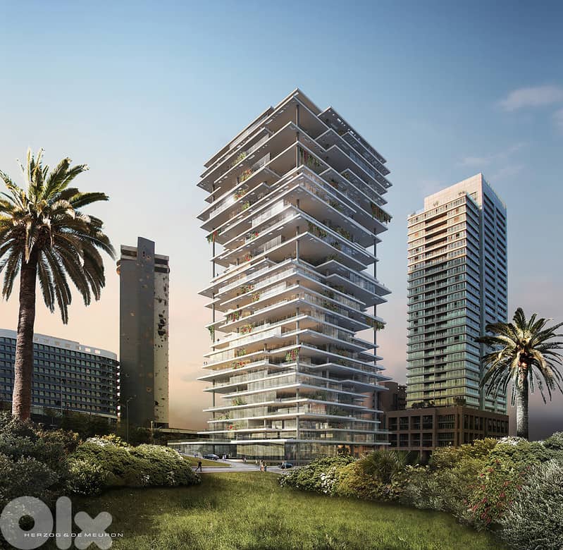 SEXY APT IN BEIRUT TERRACES DOWNTOWN WITH SEA VIEW & TERRACE (AC-1356) 0