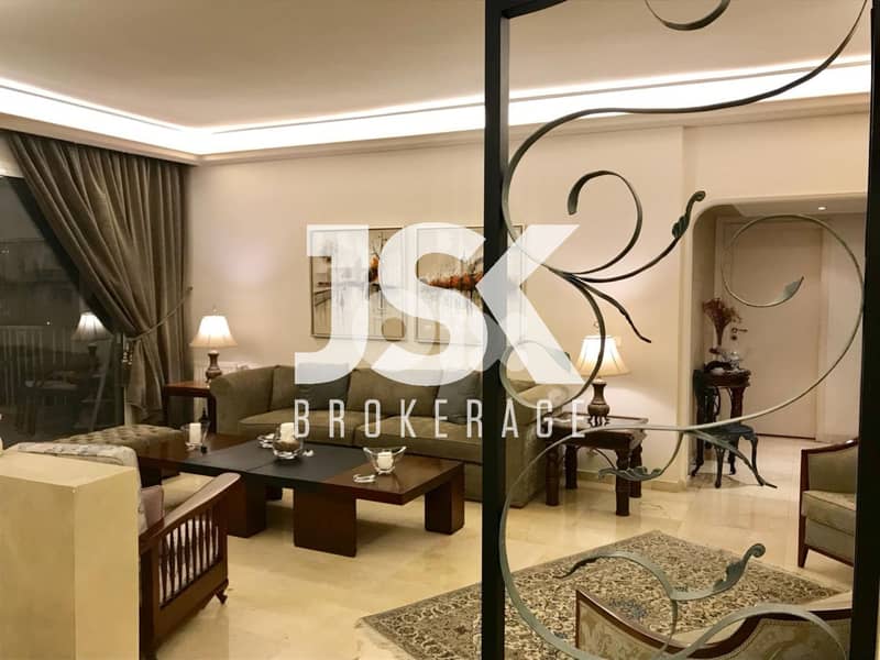 L10339 - Furnished Apartment With A View For Rent In Mar Roukoz 0