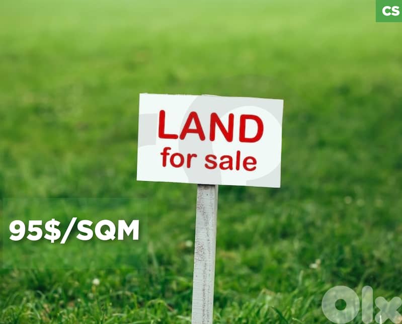 95$/sqm-LAND/Kfardebian/Bqaatouta/بقعتوتا ! REF#CS133380 ! 0
