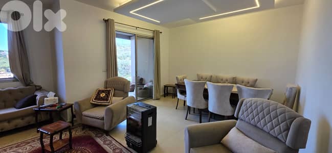 3 BEDS SEA VIEW APARTMENT IN BROUMANA WITH TERRACE, (BR-385)