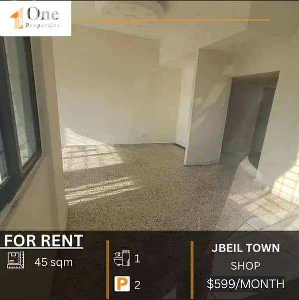 SHOP FOR RENT IN JBEIL TOWN 0