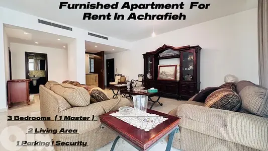 Furnished Apartment For Rent In Achrafieh | Long Term Only