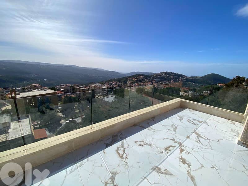 Apartment for sale in Baabdat/ Amazing view/ New 0