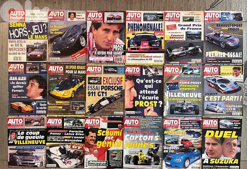 Auto Hebdo. lot de 54 Magazines 1