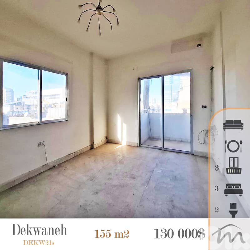 Dekweneh | Catchy 3 Bedrooms Rental Investment | 155m² | 3 Balconies 0