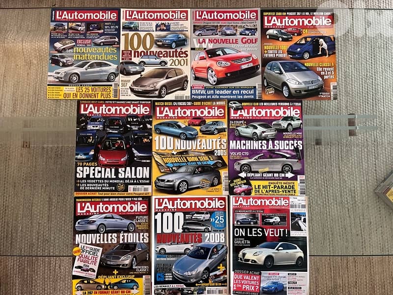 l’automobile lot de 22 Magazines 0