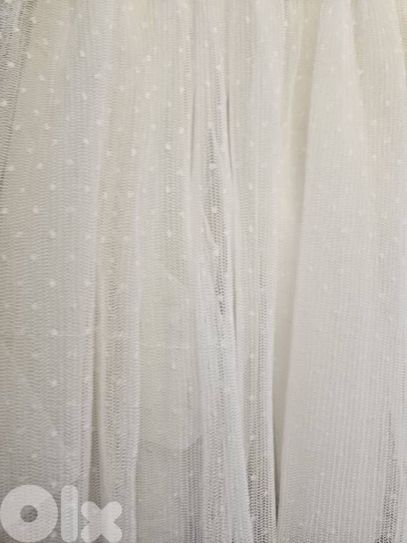 MAYORAL 2 white dress / fille d'honneur 6 years and 3 years 1