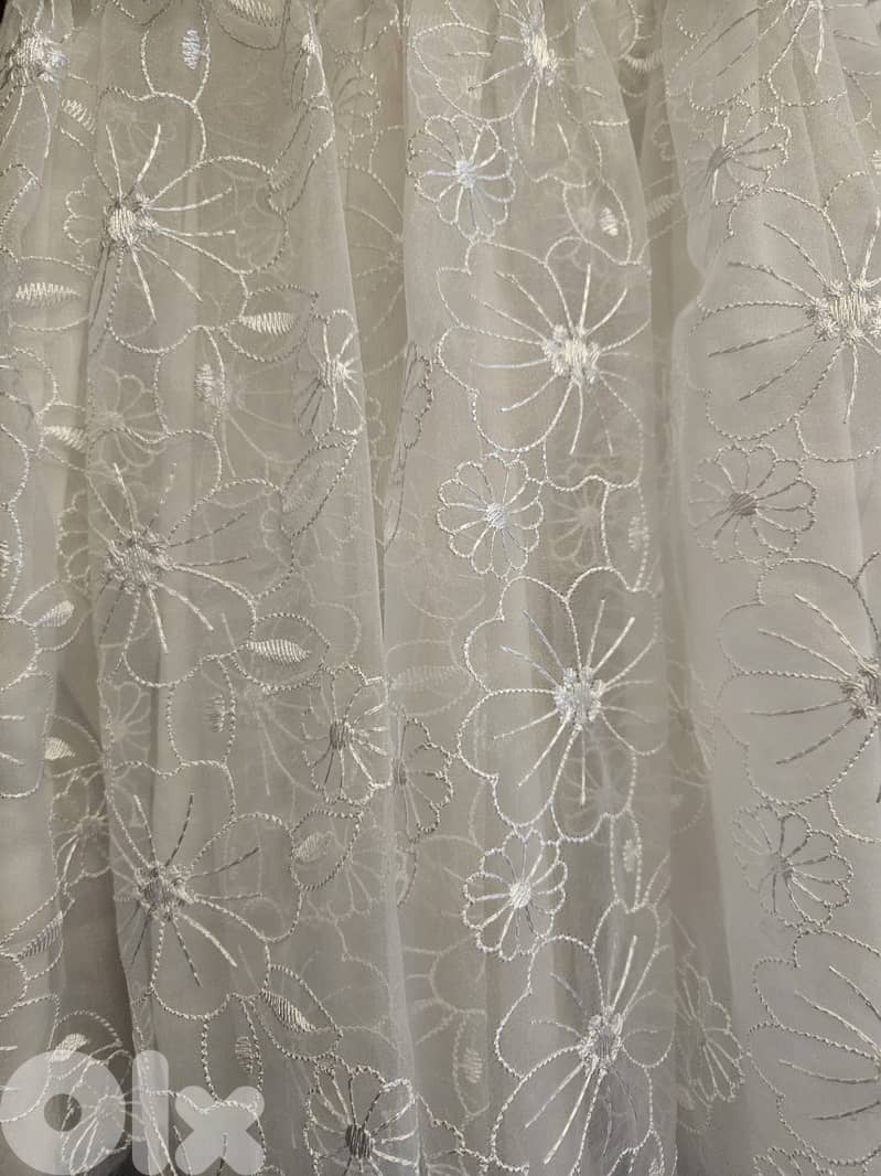 MAYORAL 2 white dress / fille d'honneur 6 years and 3 years 2