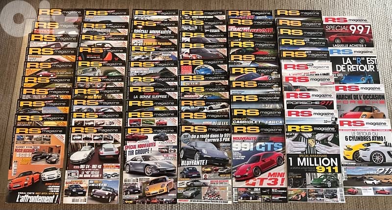 RS magazine Porsche Cars lot de 64 0