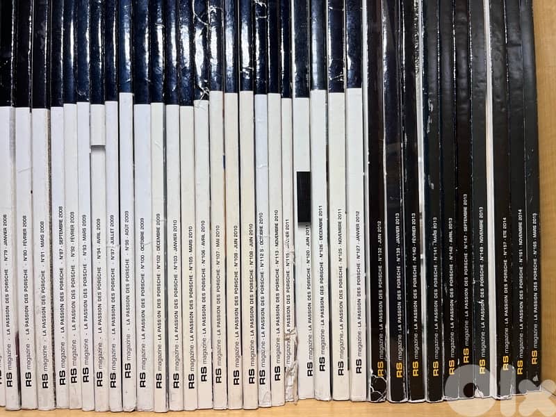 RS magazine Porsche Cars lot de 64 2
