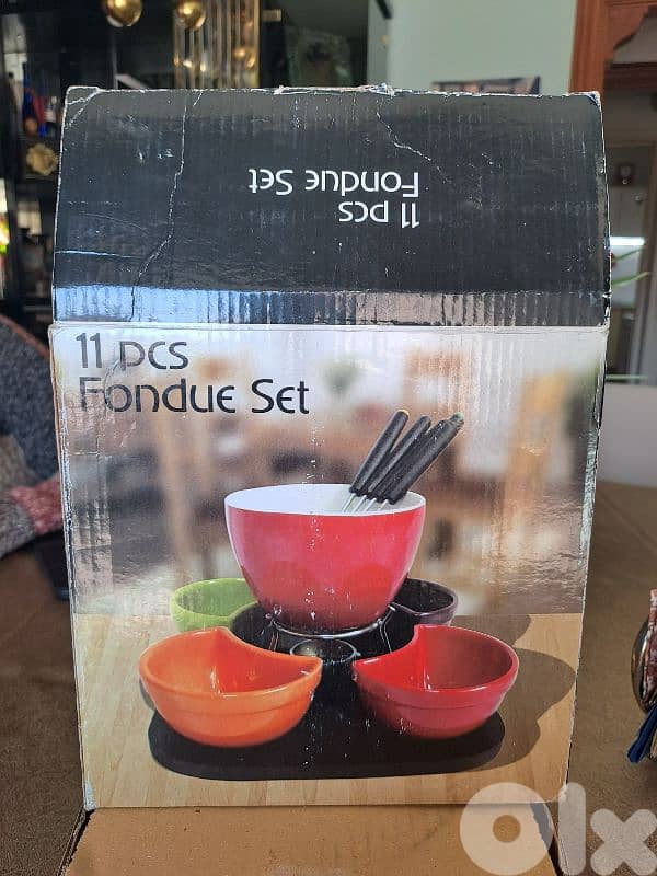 11 pieces Fondue sets , still new 1