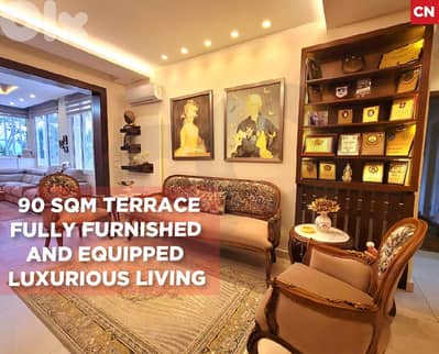 90 sqm terrace - Luxurious Living IN BROUMANA OYOUN ! REF#CN130324 ! 90 sqm terrace - Luxurious Living IN BROUMANA OYOUN ! REF#CN130324 !