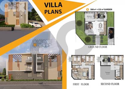 under construction,terrace, garden, villa, Koura/كورة REF#MT133401
