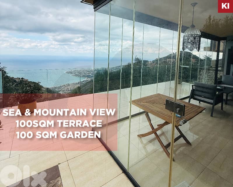 terrace, gardem, sea, mountain view, storage,Ghosta/غوسطا REF#KI133409 0