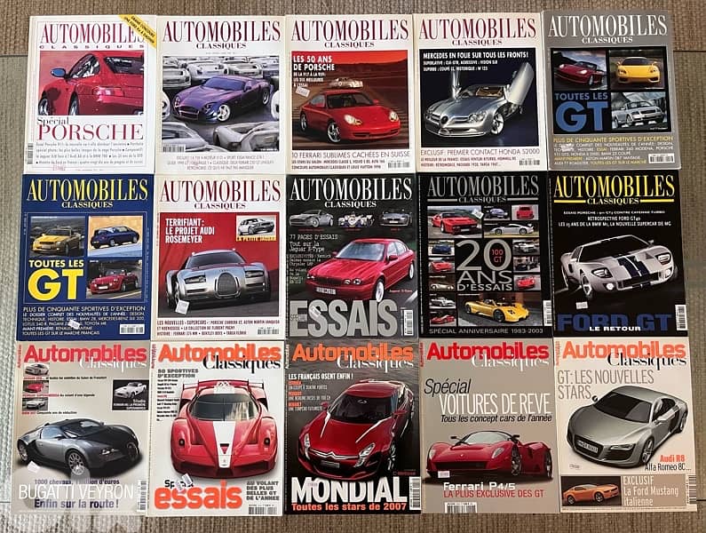 Automobiles Classiques 26 magazines Comme NEUF 0