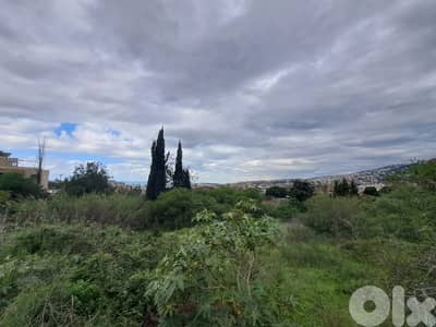 Land in Yarzeh with open sea and city view