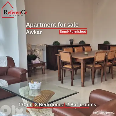 Semi Furnished Apartment in Awkar شقة شبه مفروشة في عوكر