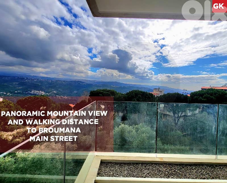 Underground Parking,Mountain View , Broummana/ برمانا REF#GK132717 0